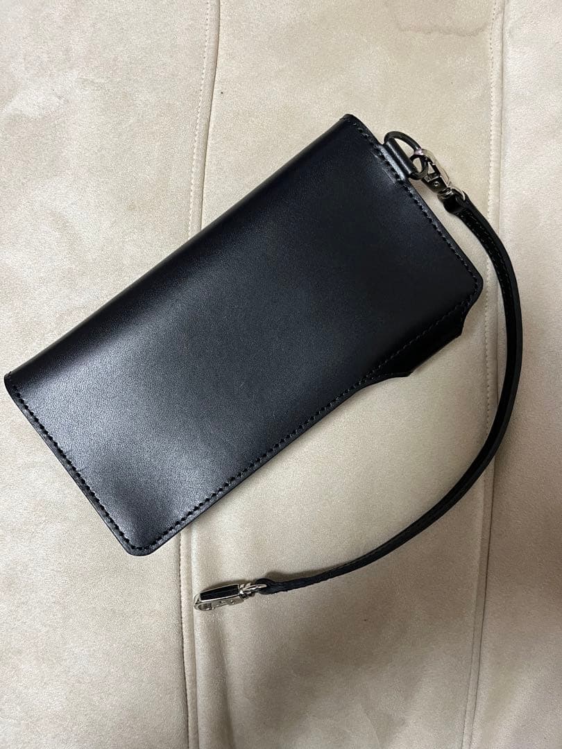 blackmeans ブラックレザー長財布