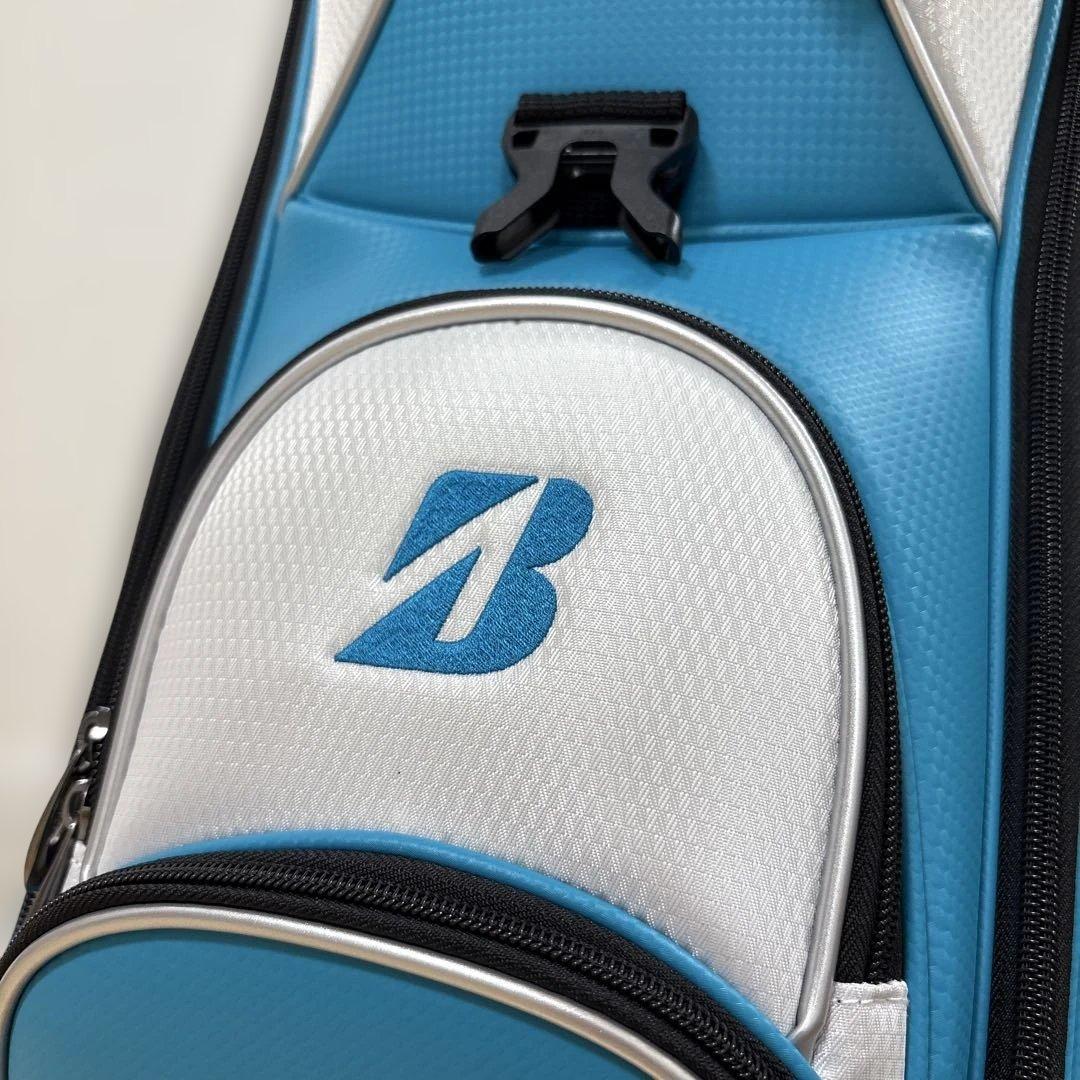 ブリヂストン　キャディーバッグ　ターコイズ