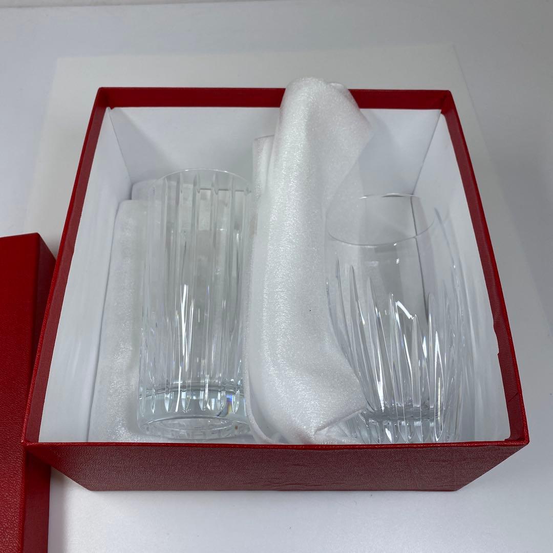 ☆洋3 バカラ　ハーモニー、マッセナ　ハイボールグラス　共箱　東Y7-0327②