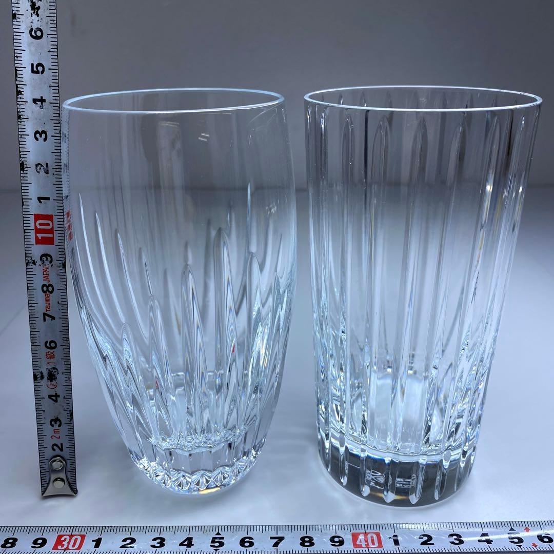 ☆洋3 バカラ　ハーモニー、マッセナ　ハイボールグラス　共箱　東Y7-0327②