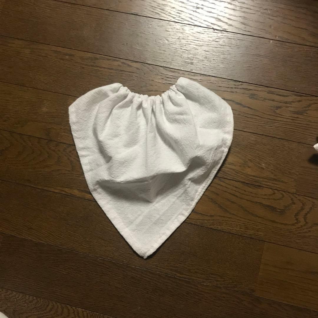 手製コットン100%白衣なれ天使のキッズエプロン三点セット