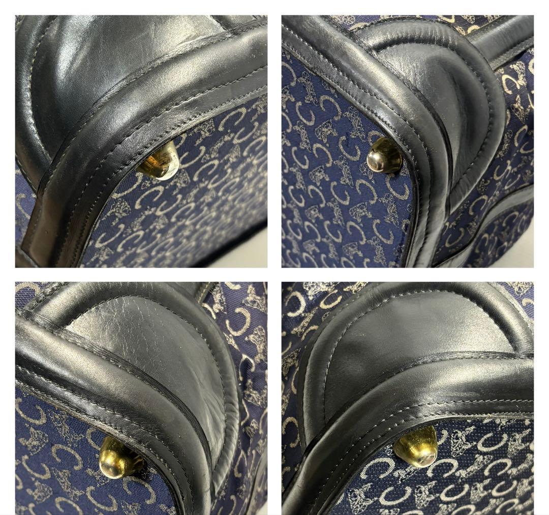 OLD CELINE オールド　セリーヌキー付きボストンバッグ【がま口開口希少】