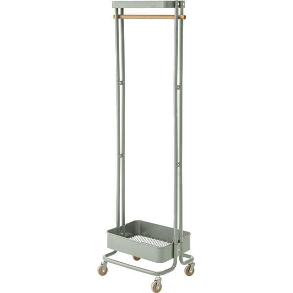 限定SALE！ハンガーラック 収納 棚付 おしゃれ かわいい グリーン