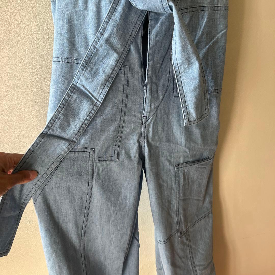 ISABEL MARANT ETOILEライトブルー サロペット デニム風