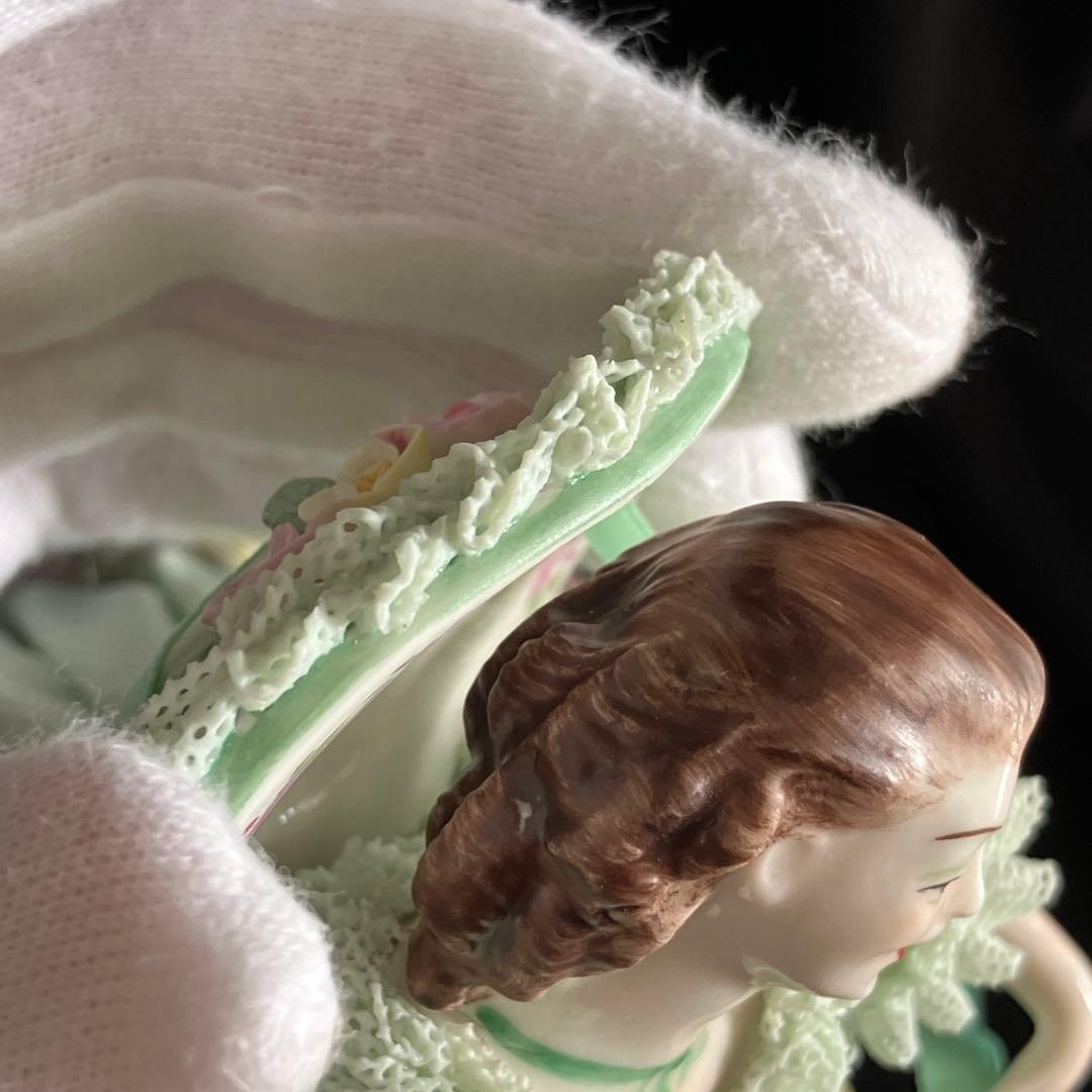 【匿名配送/希少】アイリッシュドレスデン/フィギュリン/エメラルドコレクション