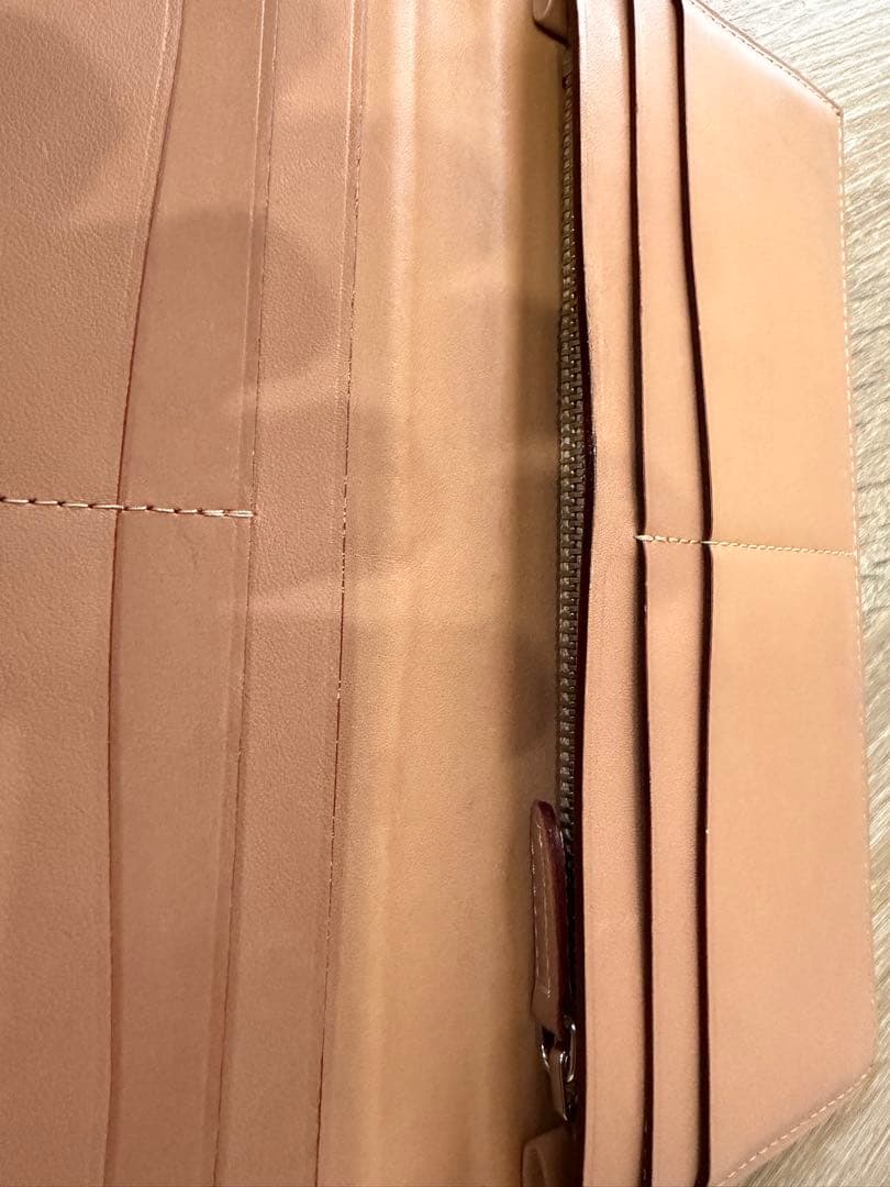 GANZO コードバン　ファスナー小銭入れ付き長財布　ブラック