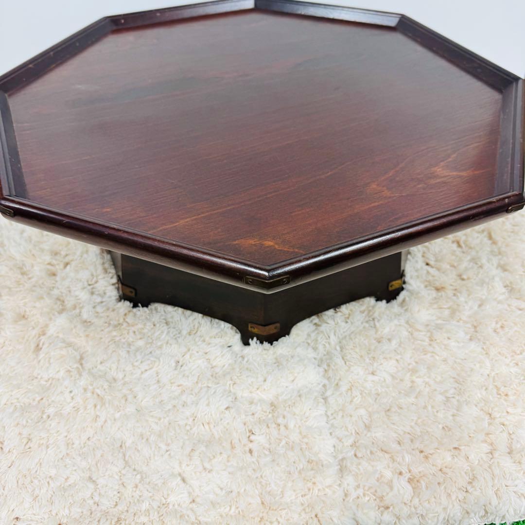 松本民芸家具 八角卓 折りたたみ式 ローテーブル 座卓 茶道具 和家具 希少品