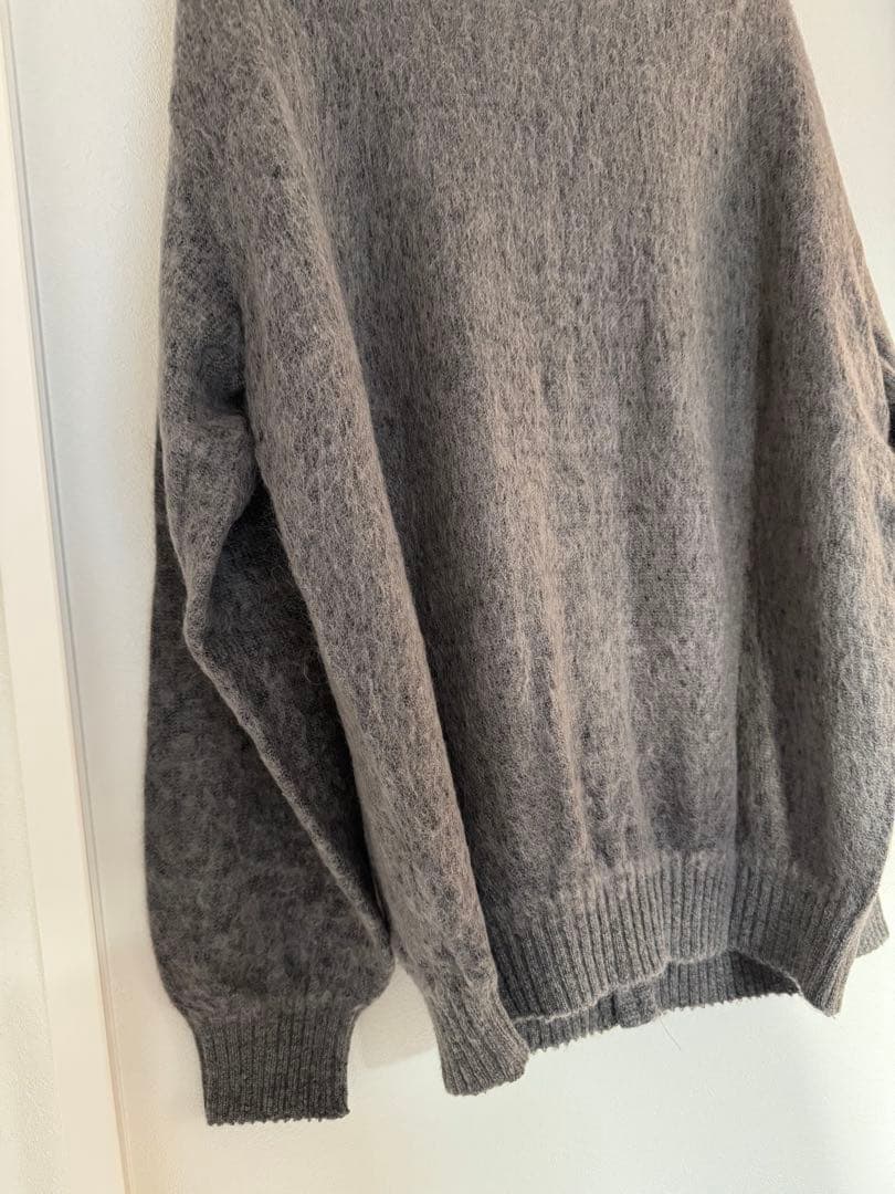 ワコマリア カーディガン モヘア L wacko maria チャコール