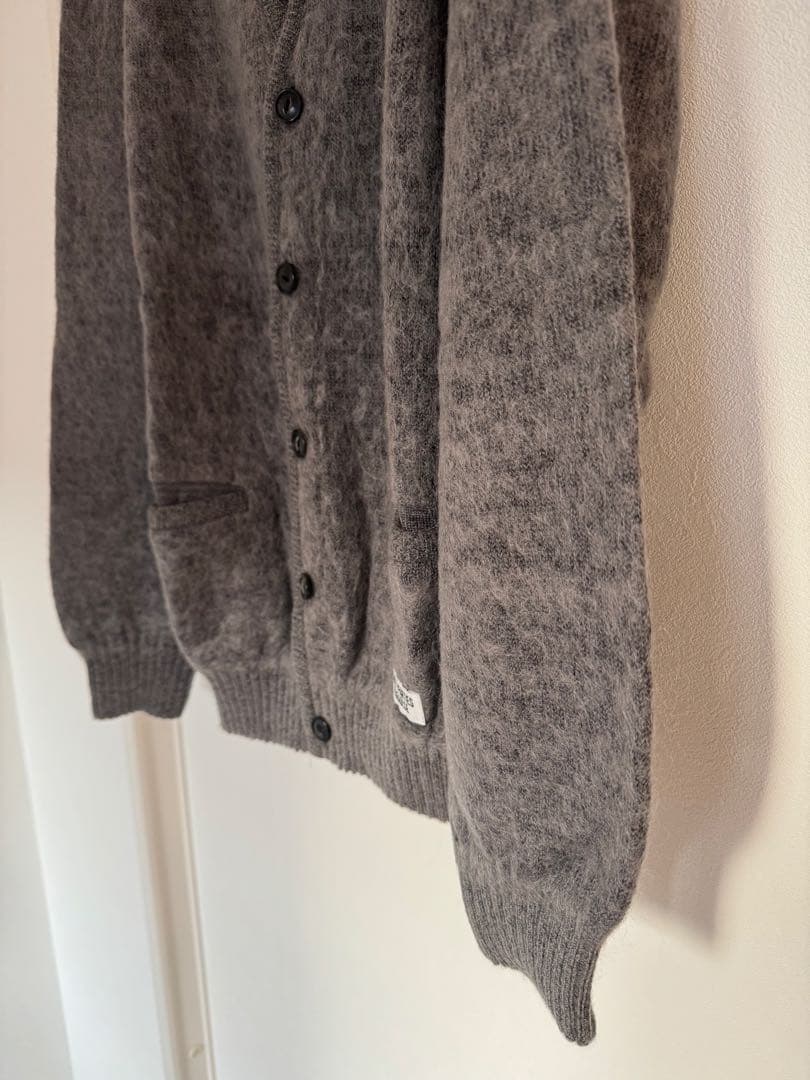 ワコマリア カーディガン モヘア L wacko maria チャコール