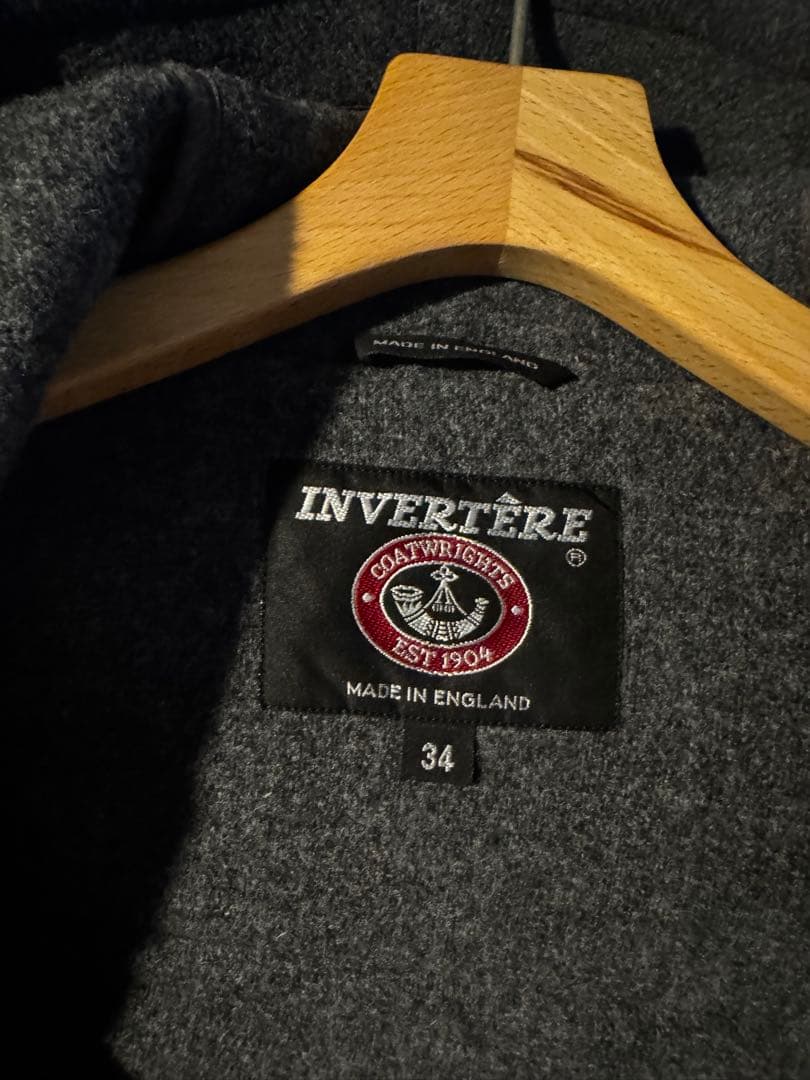 ほぼ新品　INVERTERE ダッフルコート グレー 34