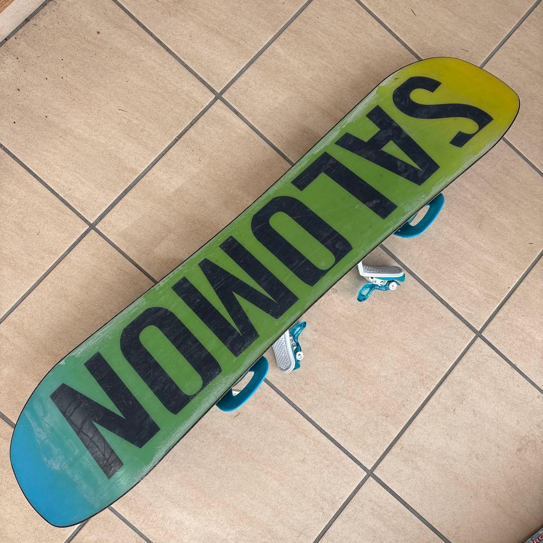 訳あり　キッズ スノーボード2点セット Salomon Burton
