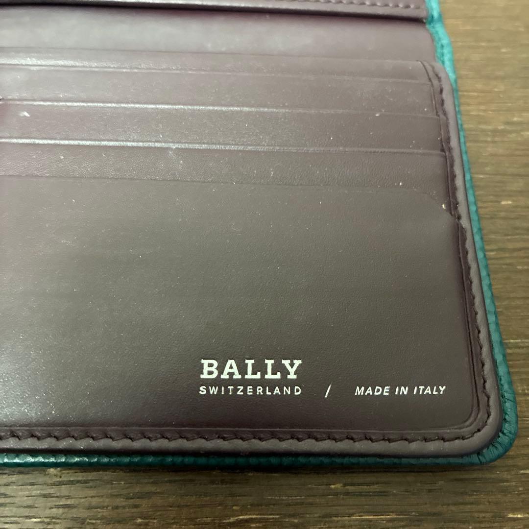 BALLY バリー　長財布　HILL ヒル　ウォレット　グリーン系