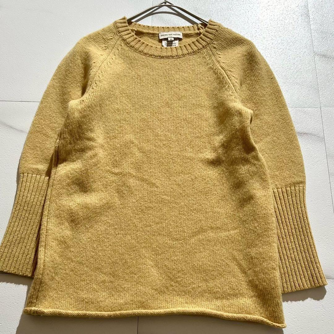 トップス Dries Van Noten knit 3/4 sleeve wool S
