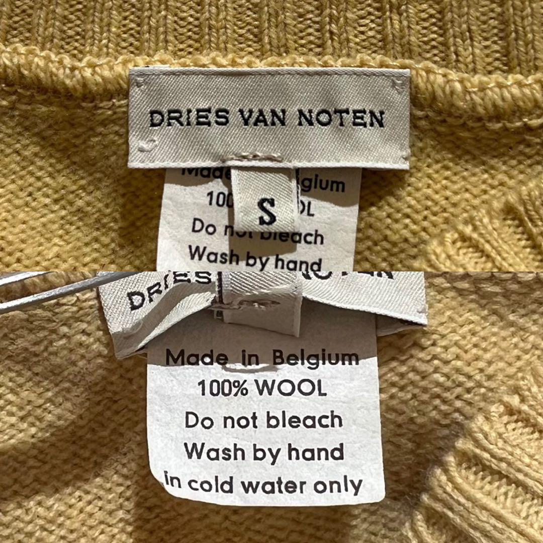 トップス Dries Van Noten knit 3/4 sleeve wool S