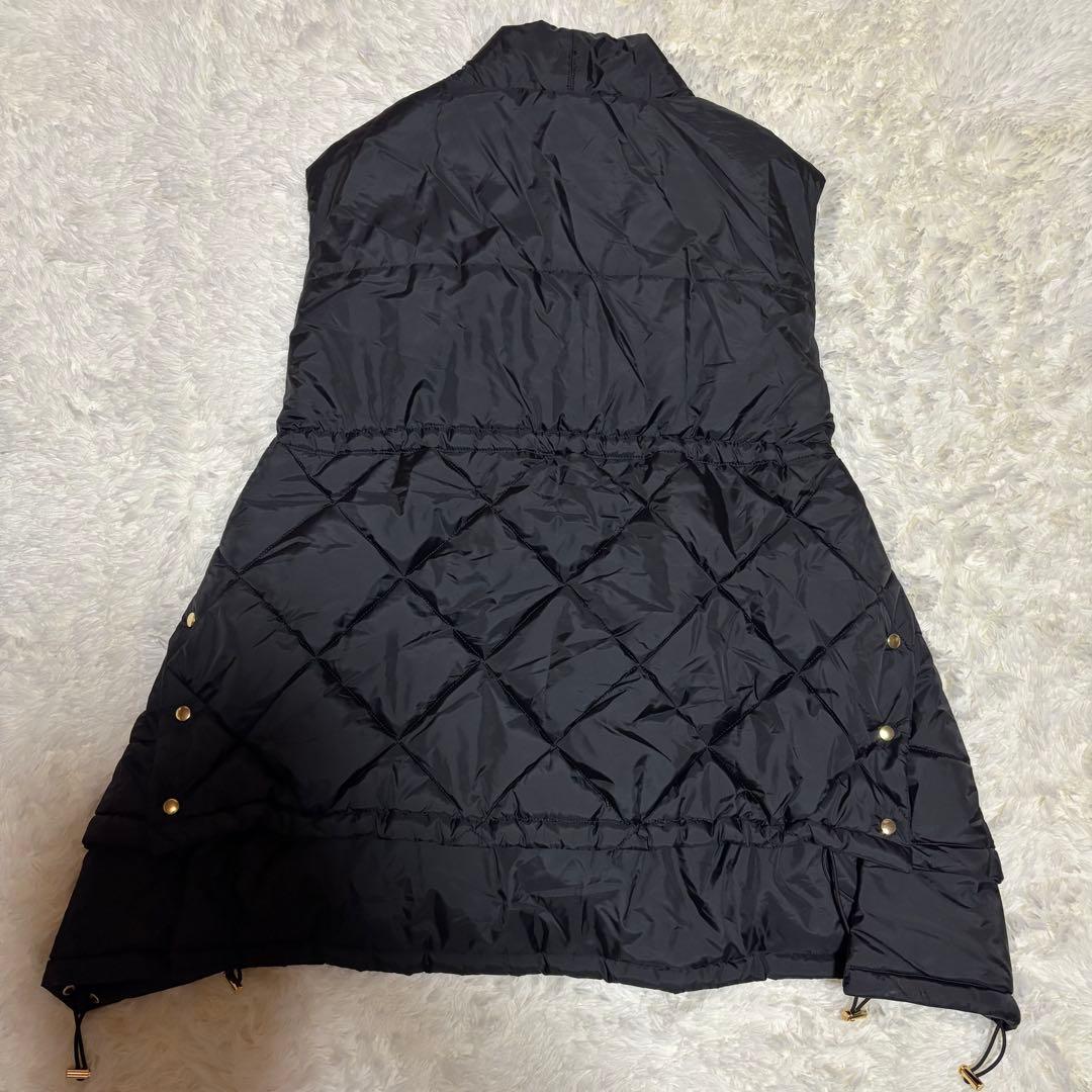 美品 maison de Dolce. キルティングベスト ブラック