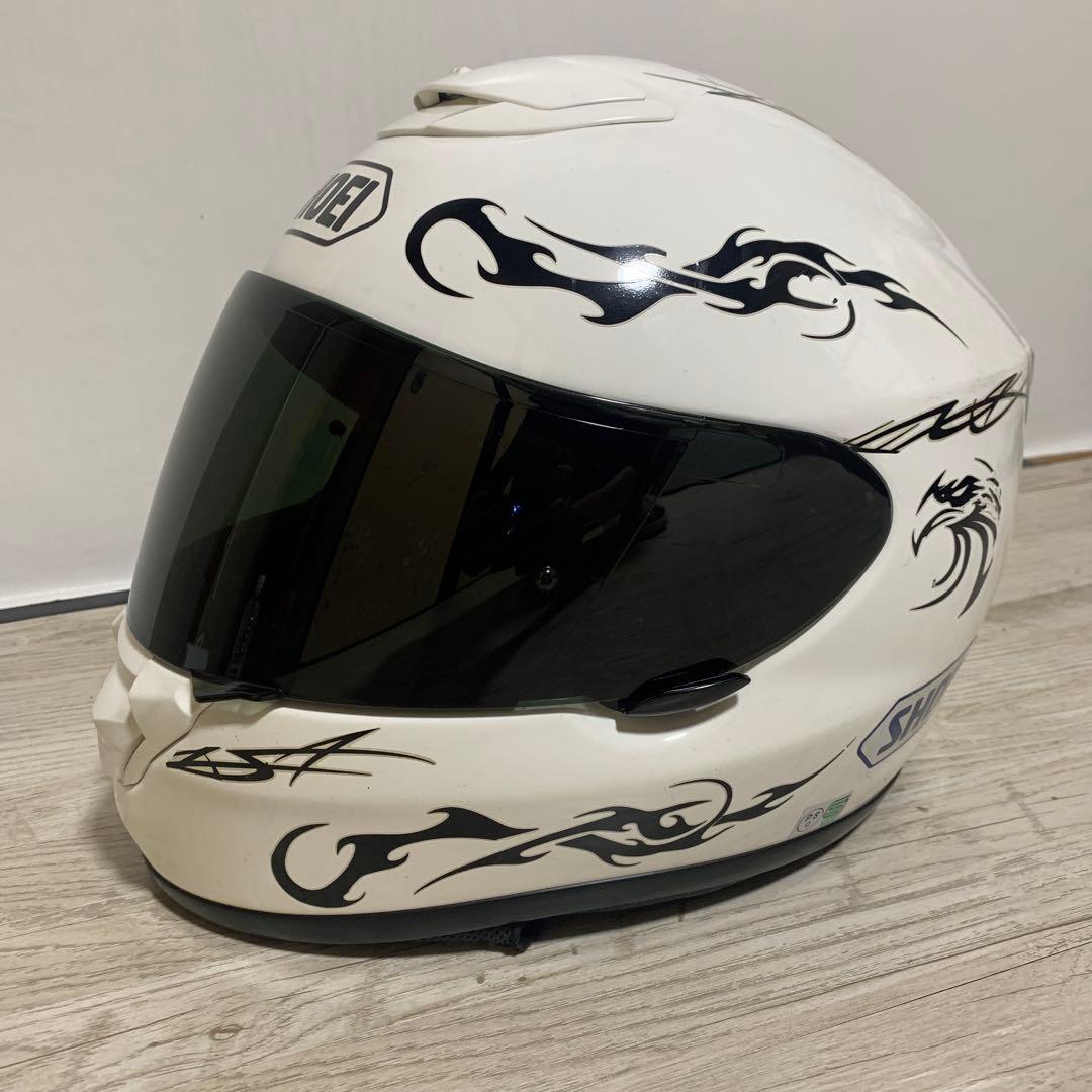 SHOEI フルフェイスヘルメット ホワイト QWEST クエスト(XL)