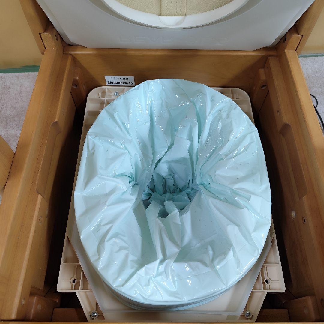 未使用 ラップポンブリオ 自動ラップ式 ポータブルトイレ　音声ガイド機能　送料込