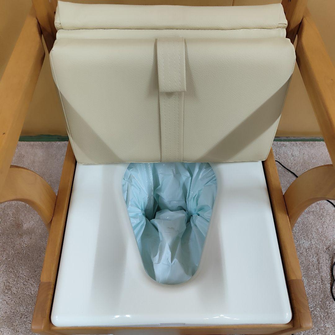 未使用 ラップポンブリオ 自動ラップ式 ポータブルトイレ　音声ガイド機能　送料込