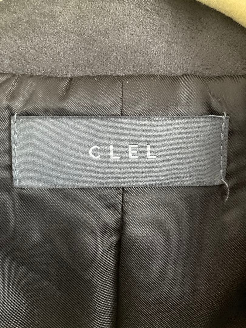 CLEL ダブルテックフェード トレンチコート チャコールグレー Sサイズ