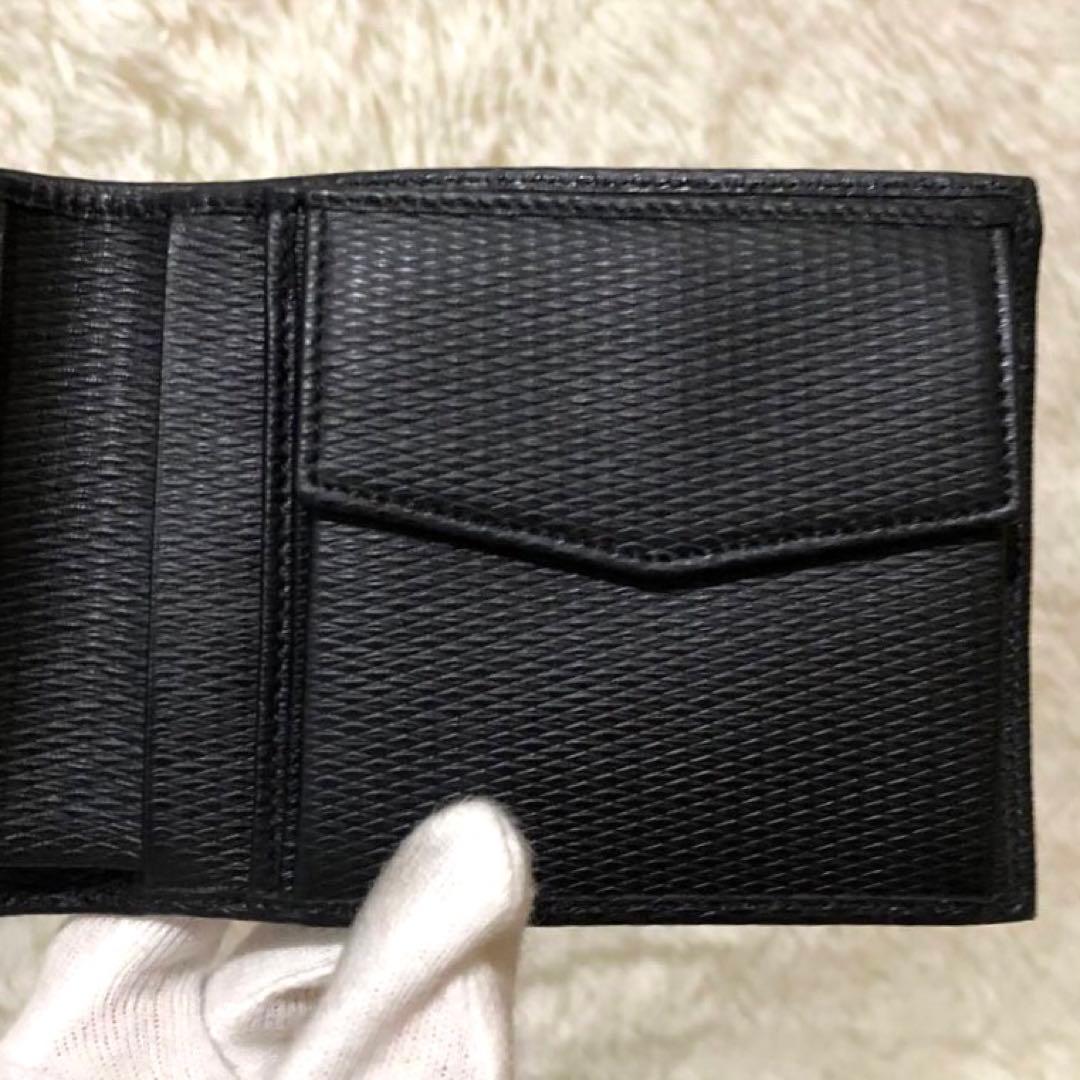 未使用✨ドルチェ&ガッバーナ ドルガバ レザー 二つ折り財布 ブラック