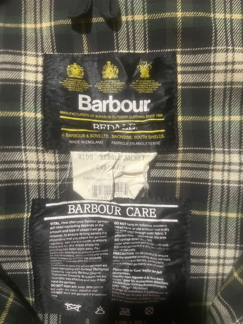 ひ*き様 Barbour Bedale Jacket オリーブ　サイズ42