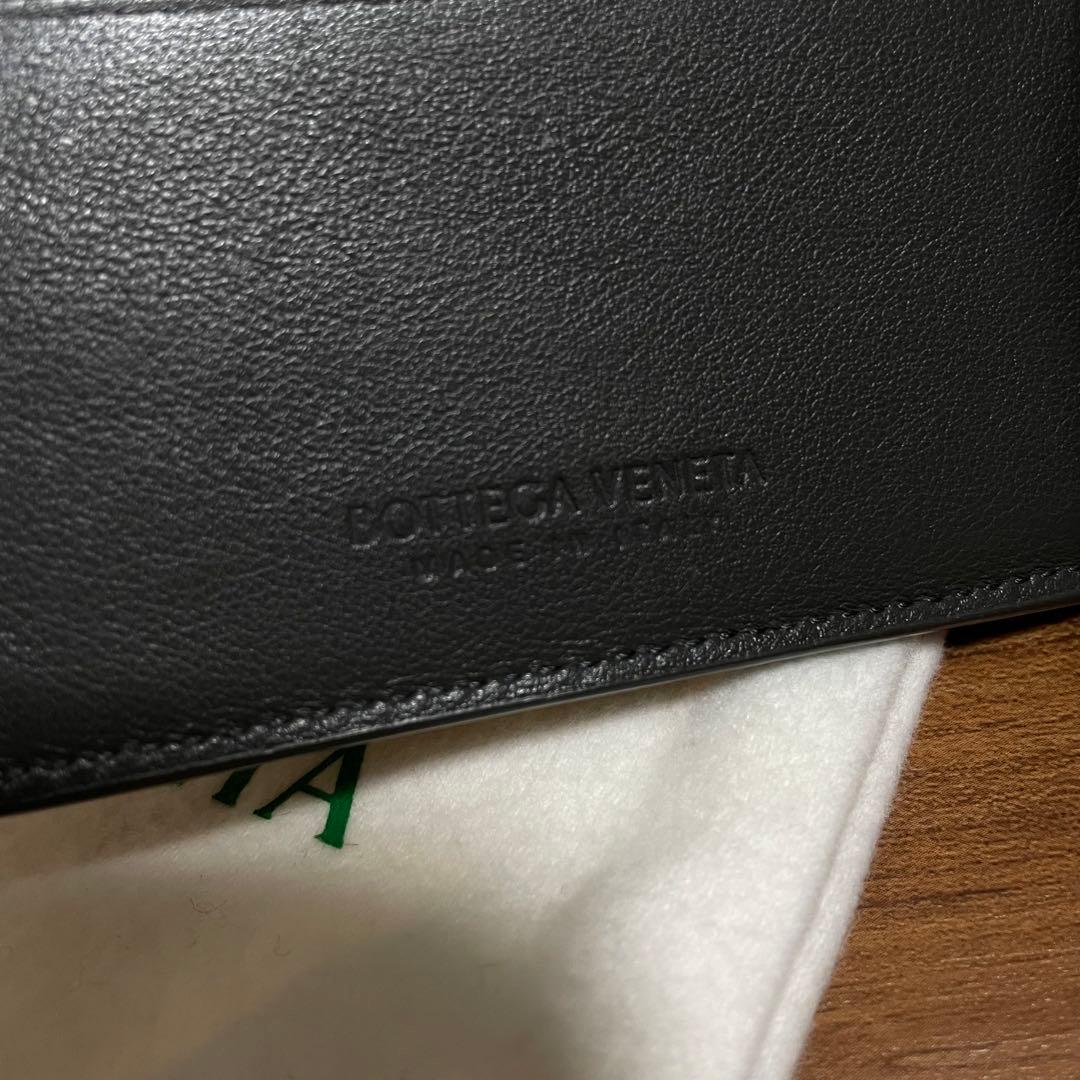 ボッテガヴェネタ カセット 折り財布 二つ折り グレー　札入れ
