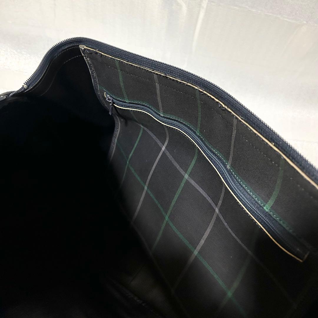 Burberrys バーバリー キャンバス チェック柄 ボストンバッグ トラベル