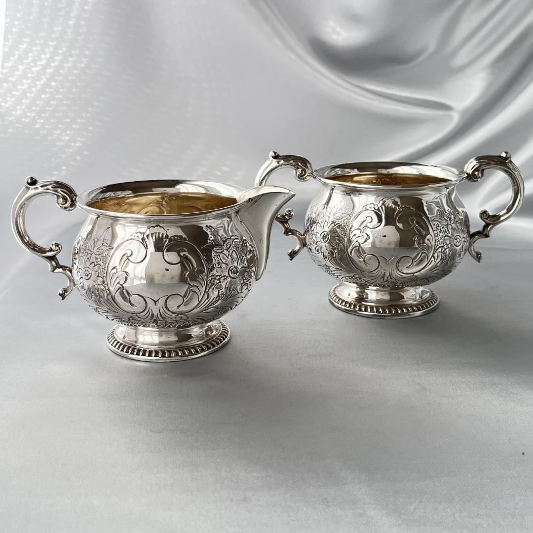 【Barker Ellis】 ビクトリアンのティーサービス 4点 ティーポット