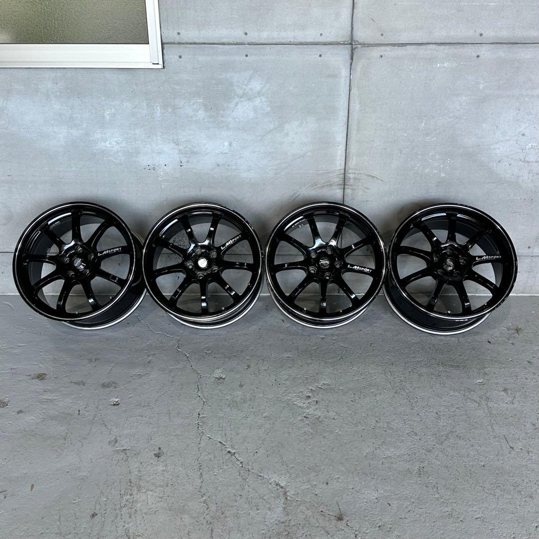 三菱 ランエボⅦ 装着 LM SPORT 18インチ　アルミホイール4本セット