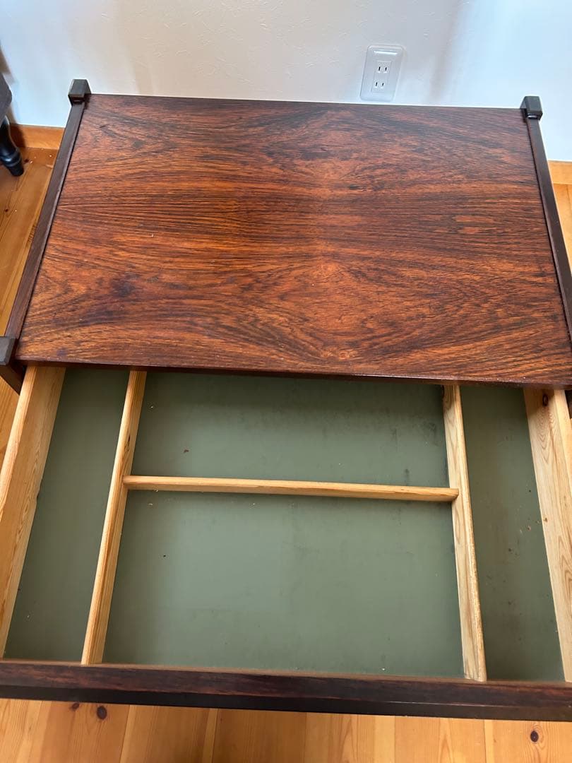 北欧　ビンテージ　ソーイングワゴン　バスケット　かご　手芸　裁縫箱