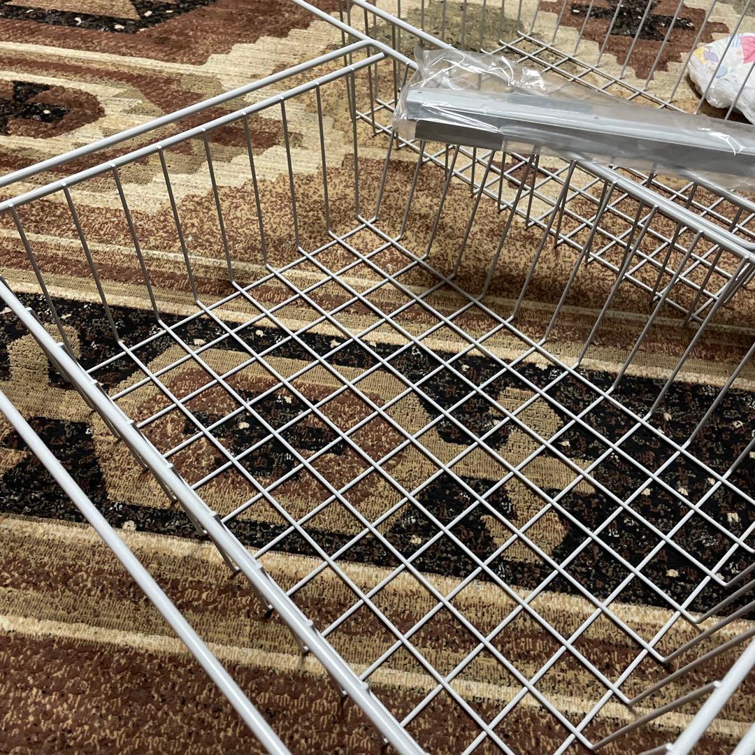 無印ワイヤーバスケット 8個組