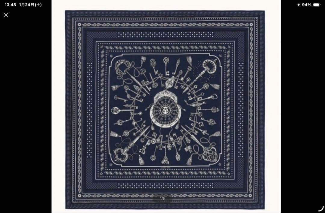HERMES　エルメス　カレジュアン　レクレバンダナ　カシシル　キー　鍵　140