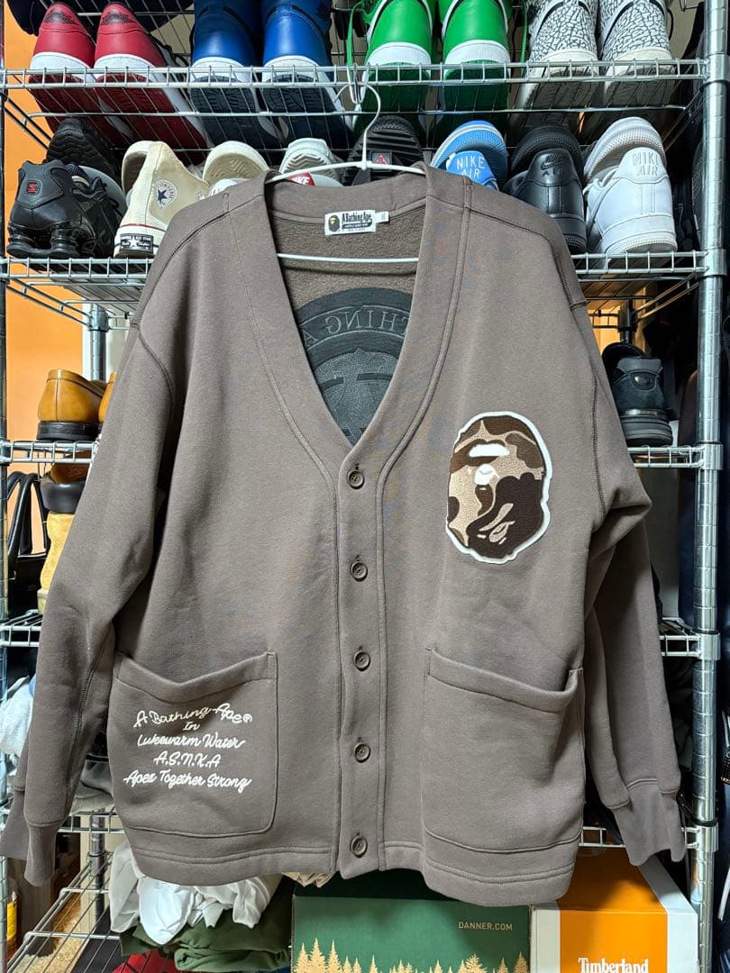 A Bathing Ape カーディガン ブラウン