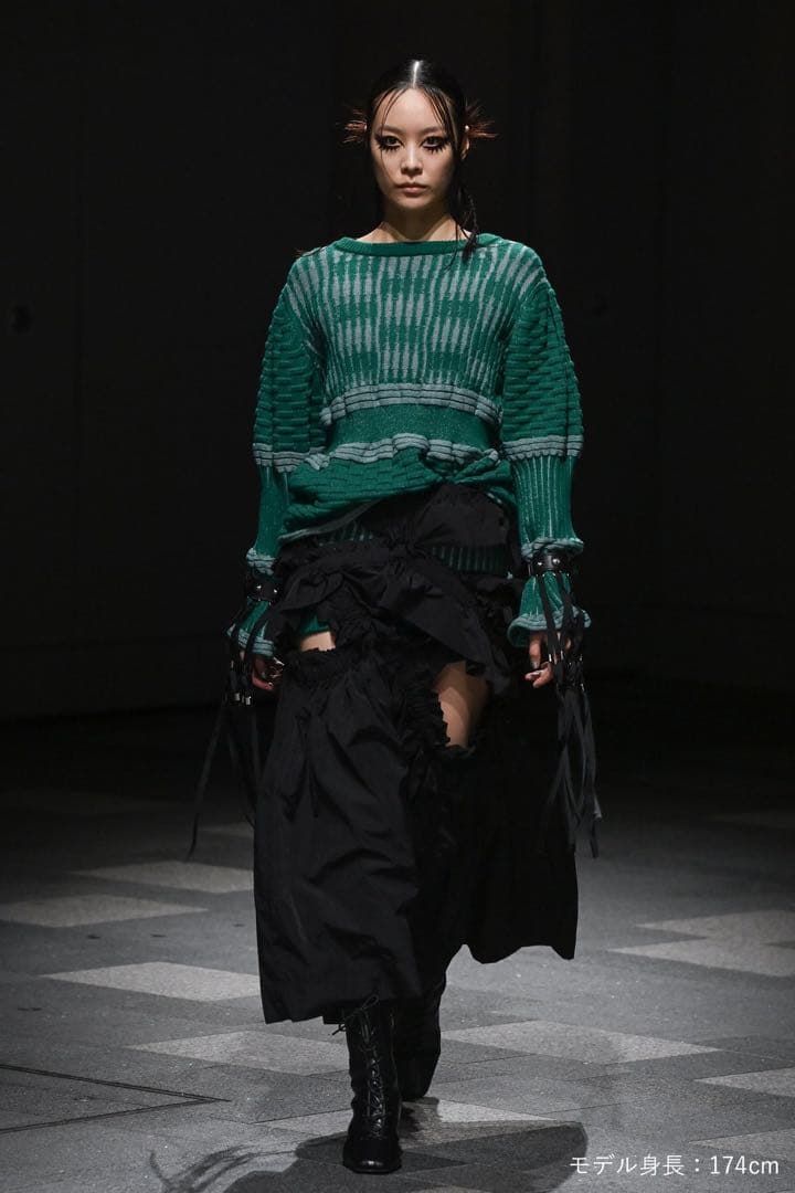 [完売] HOUGA kiki frill dress