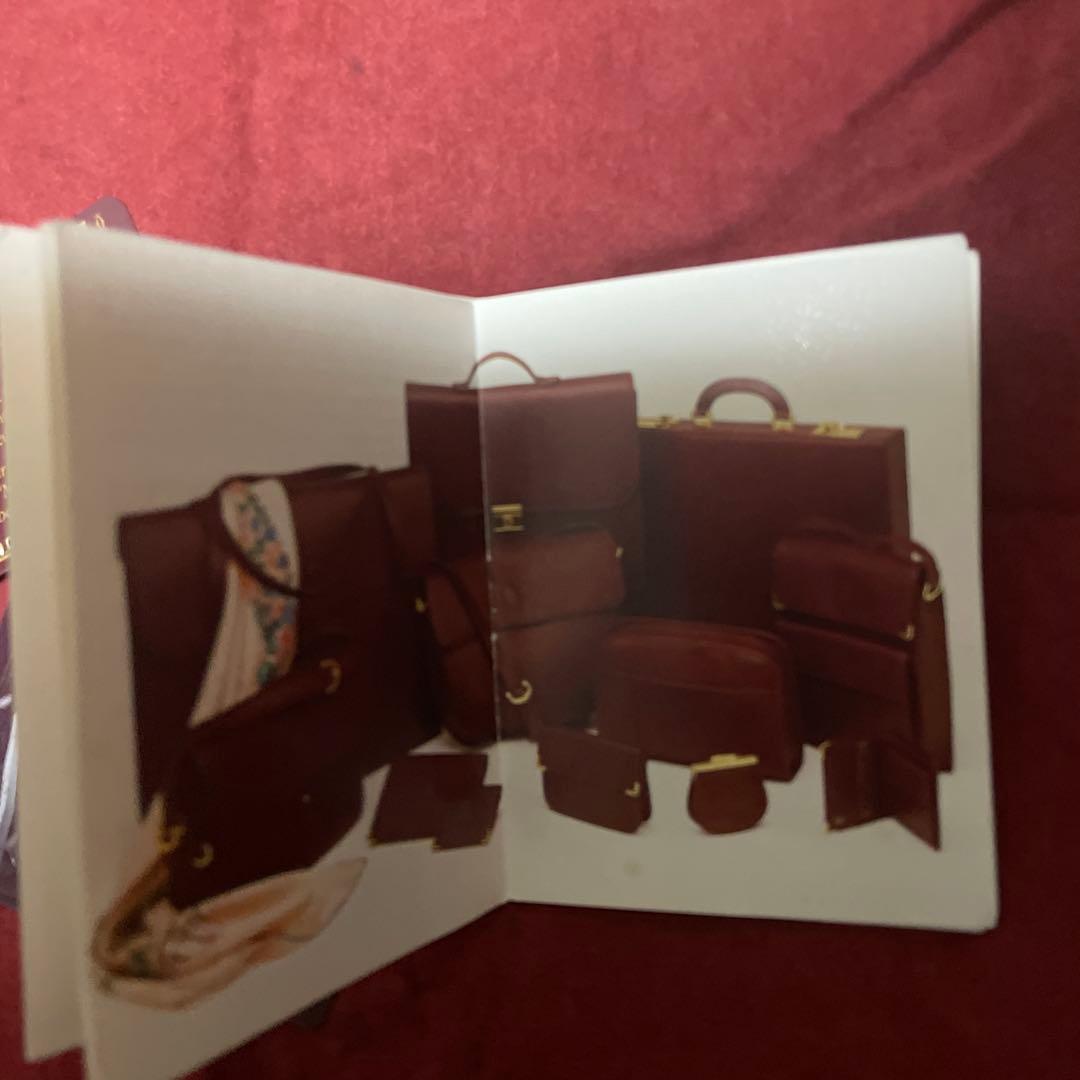 人気ヴィンテージ【Cartier】マストトリニティ 2WAYレザーバッグボルドー