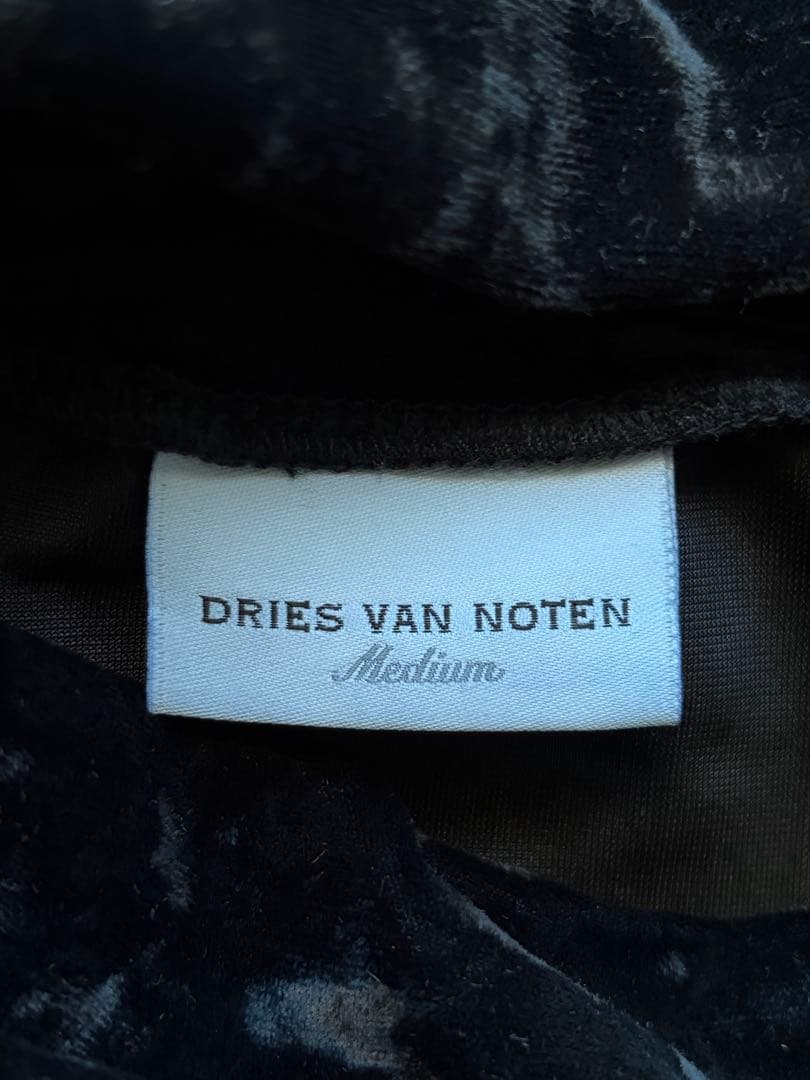 DRIES VAN NOTEN ドリスヴァンノッテン ベルベットハイネック