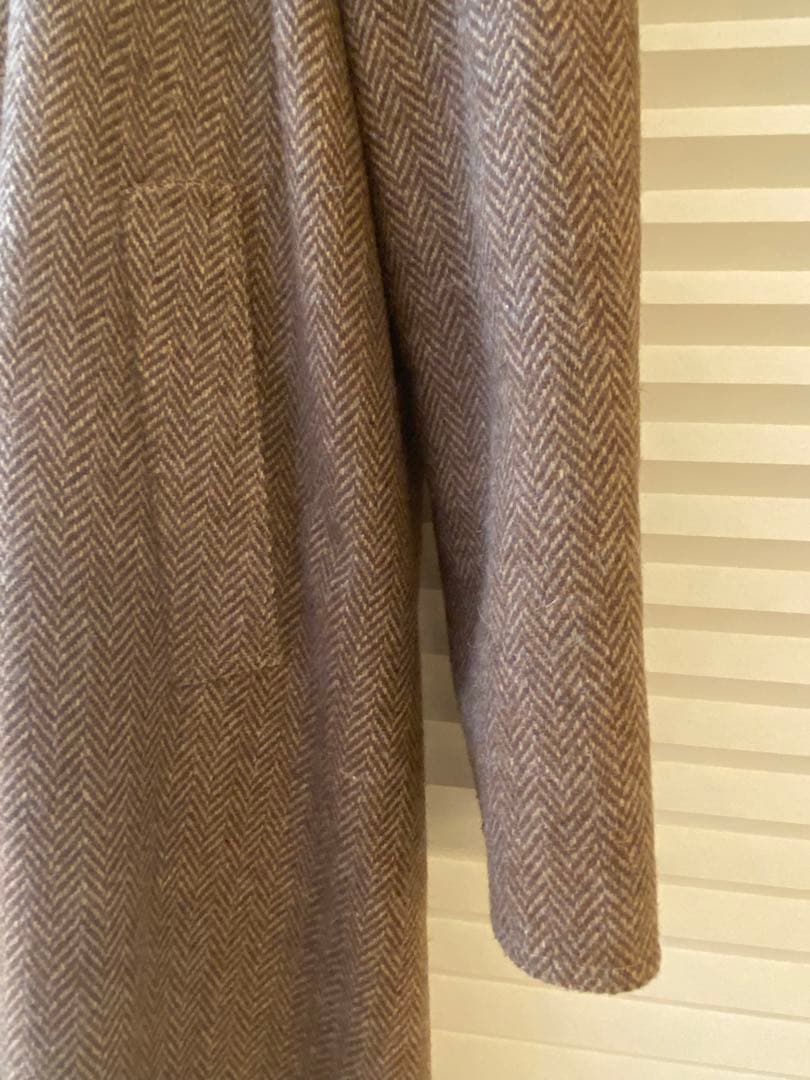 リバーシブル　バルカラーコート　ステンカラーコート