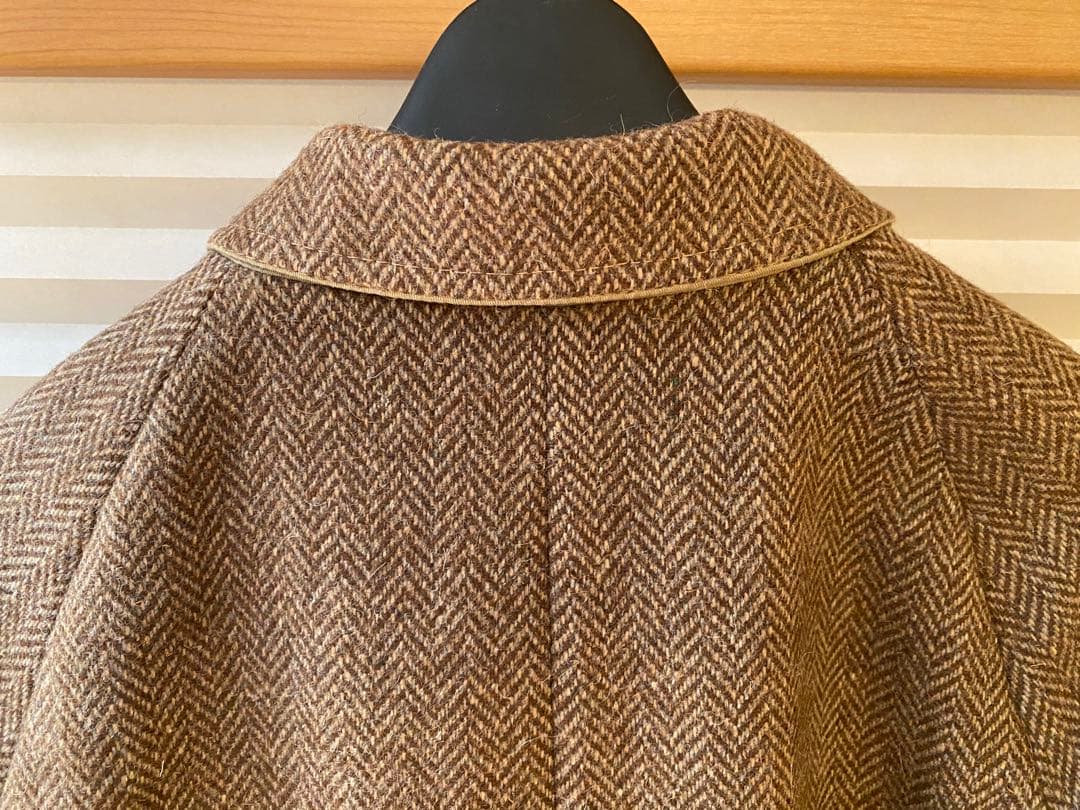 リバーシブル　バルカラーコート　ステンカラーコート