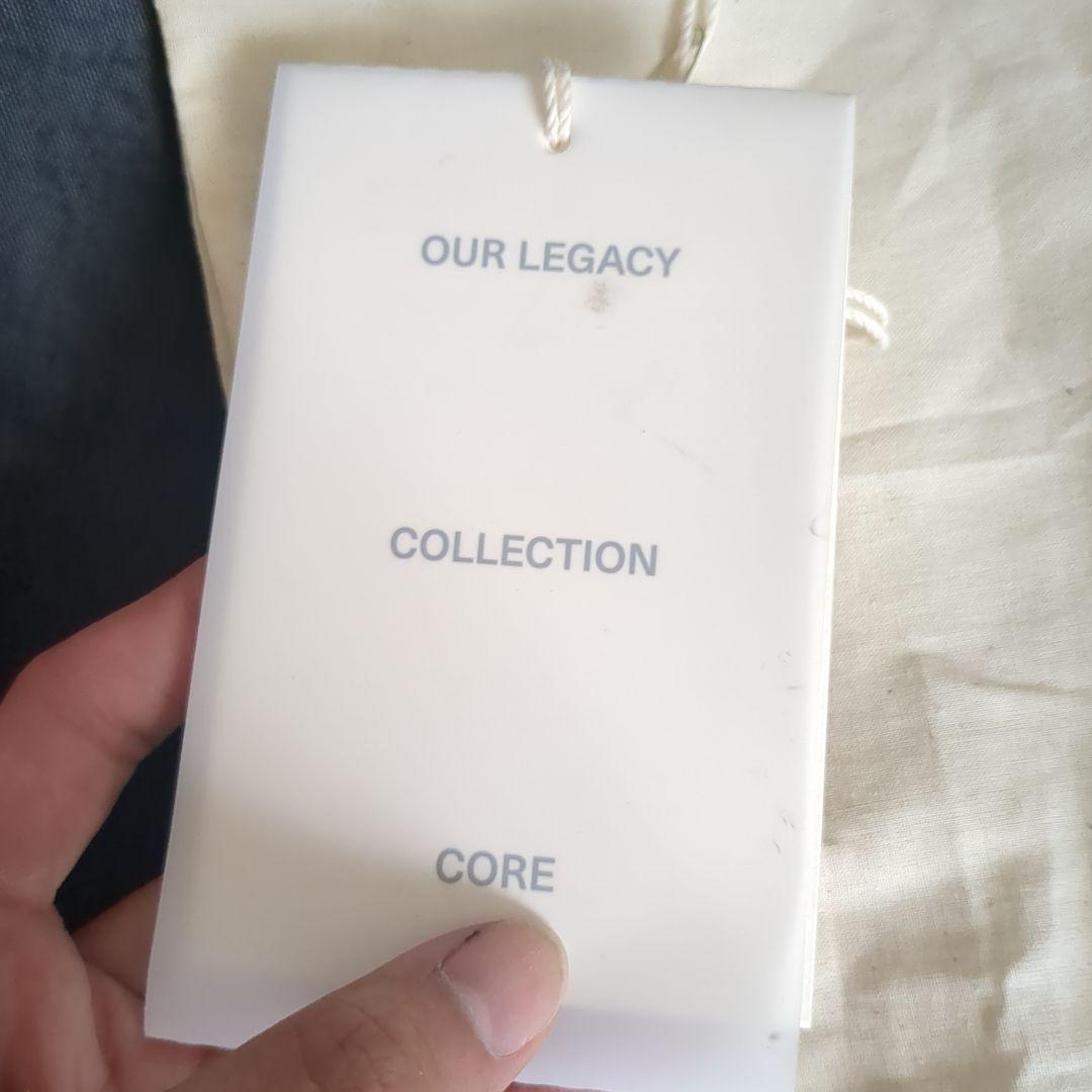 【正規品】OUR LEGACY ブラックレザーベルト 80