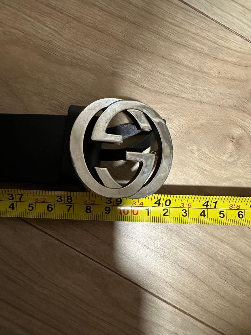 中古 GUCCI グッチ ベルト ブラック 368186 サイズ：85/34