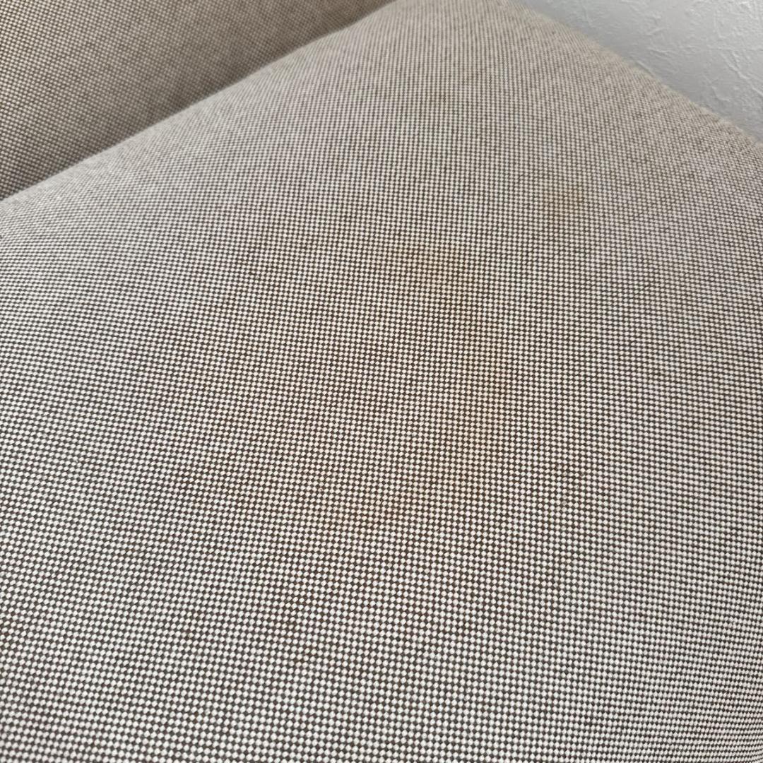 無印 ハイバック リクライニングソファ オットマン付き ほつれ有り