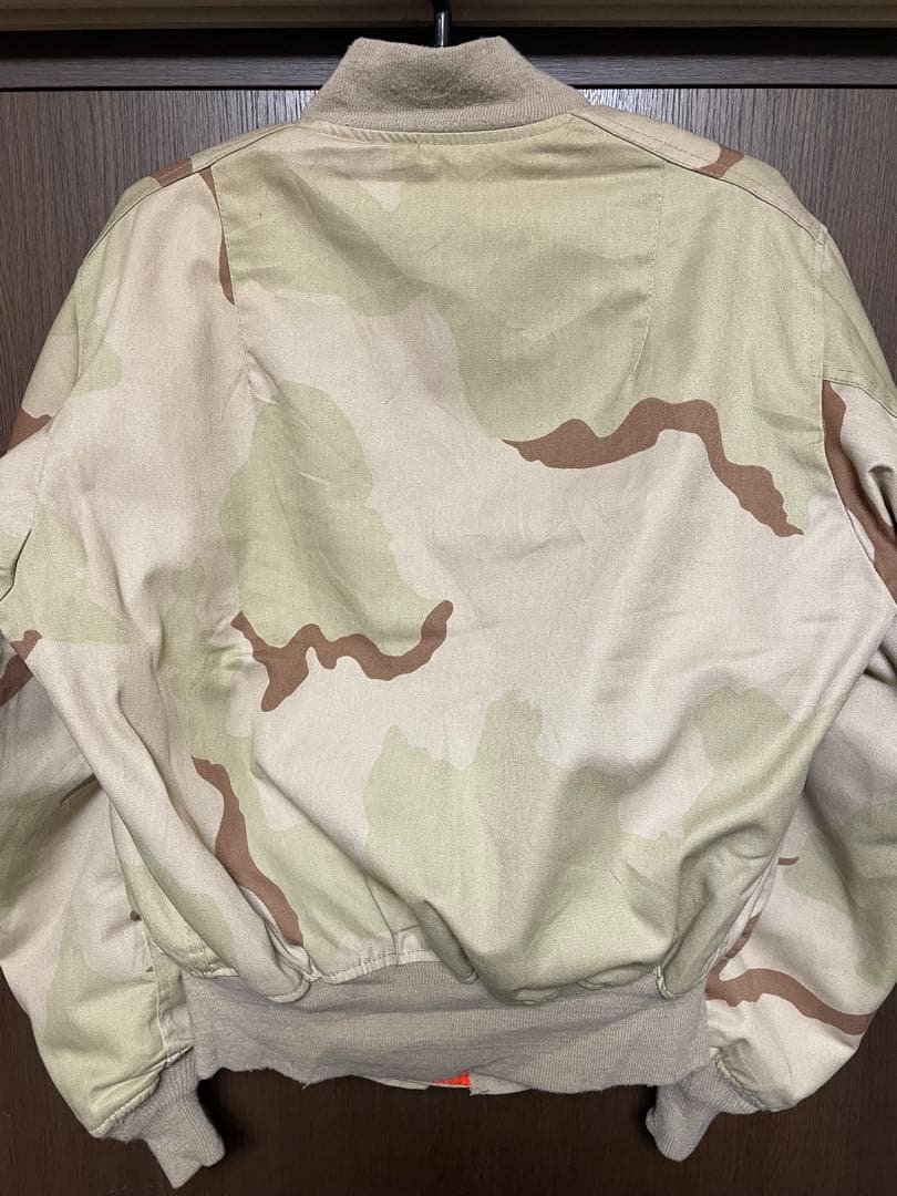 限定限界価格！ALPHA デザートカモMA-1 MADE IN USA Lサイズ