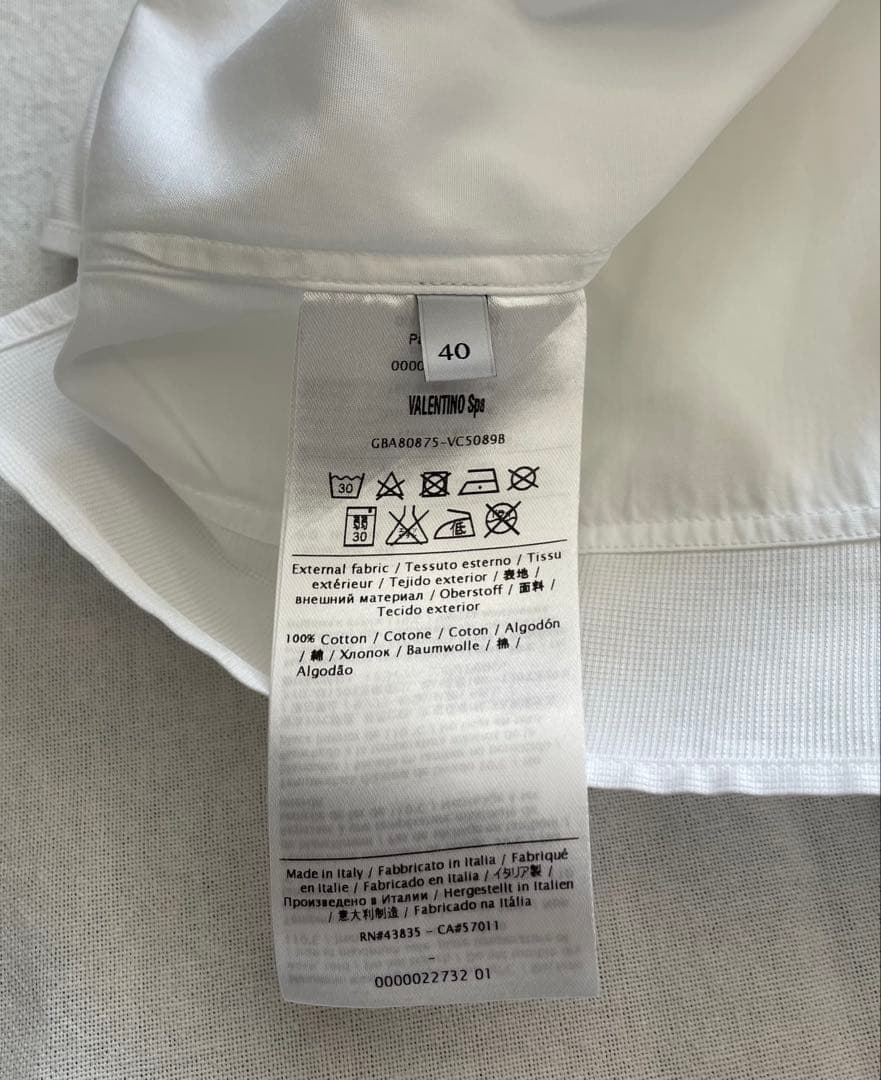 ヴレンティノ　ブラウス　シャツ　ケープ