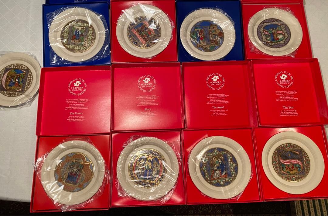 ⭐️HORNSEA ⭐️CHRISMAS PLATE９枚揃い