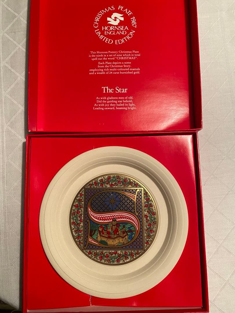 ⭐️HORNSEA ⭐️CHRISMAS PLATE９枚揃い