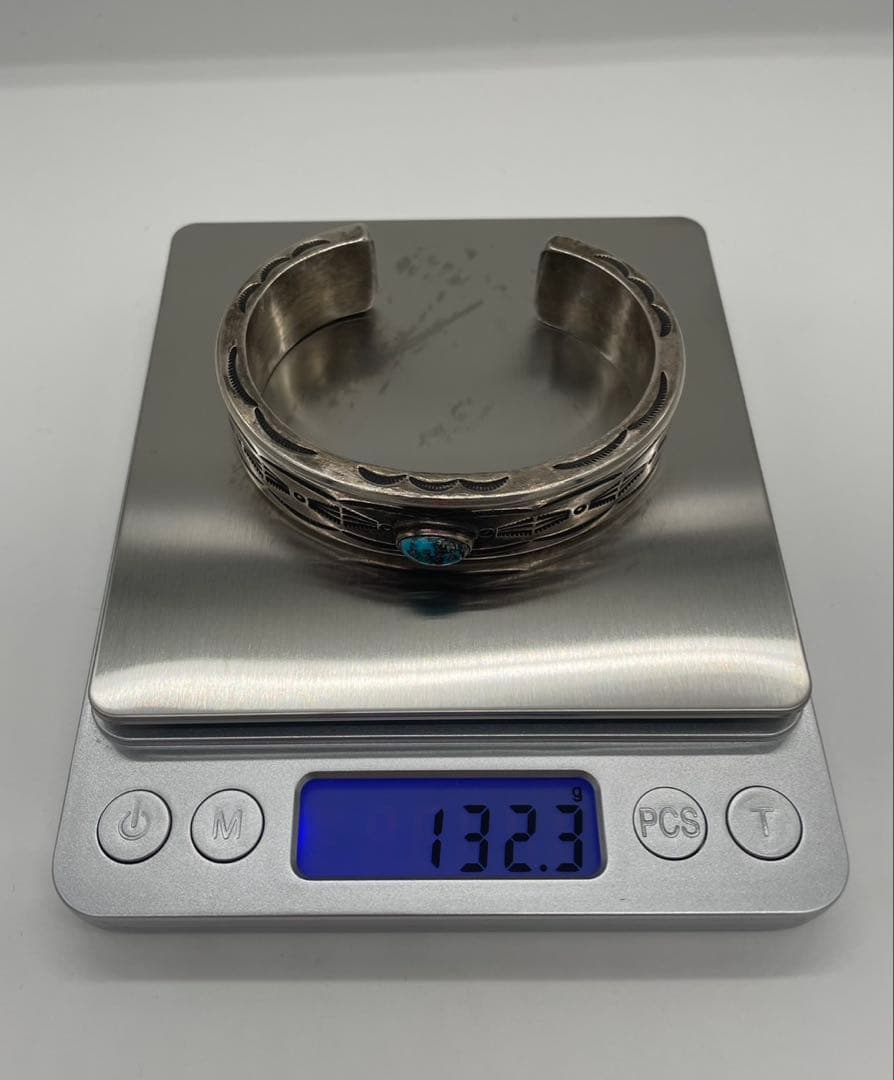 Navajo:ナバホ族 Herman Smith作 ターコイズセット バングル