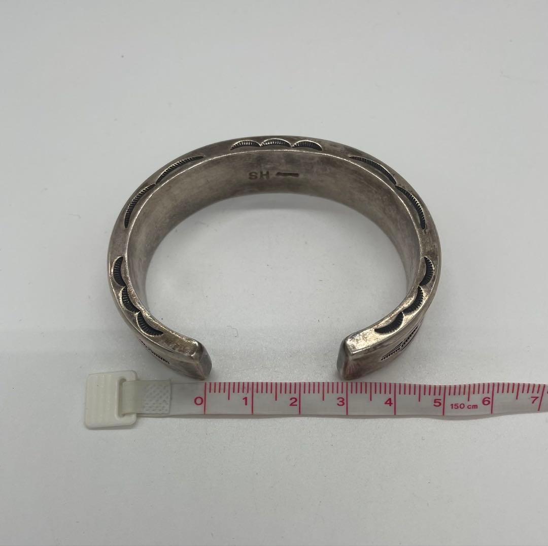 Navajo:ナバホ族 Herman Smith作 ターコイズセット バングル