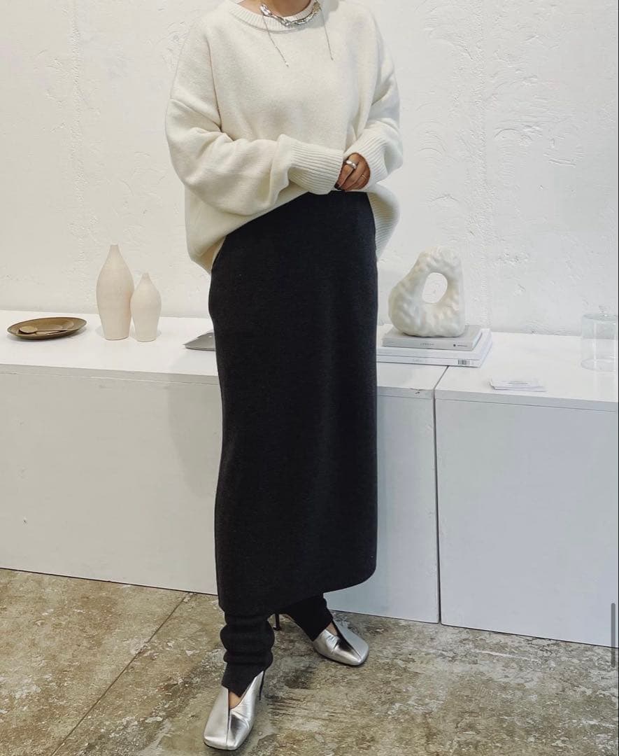 値下げ中【新品】na.eニットスカート&レッグウォーマー