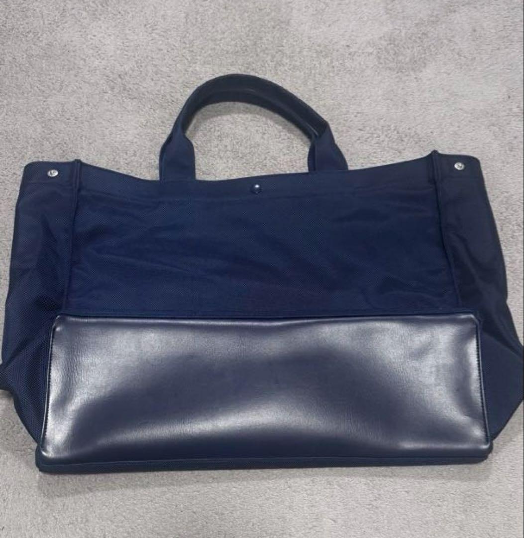 ファミリアfamiliar お受験トートバッグ　ネイビー