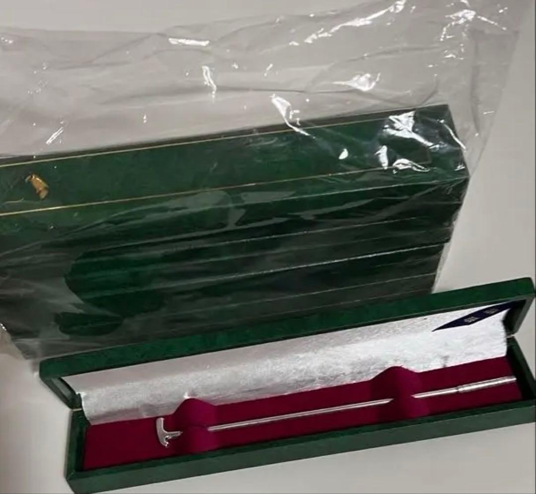 ゴルフクラブの形のマドラー 銀製品 シルバー バーグッズ